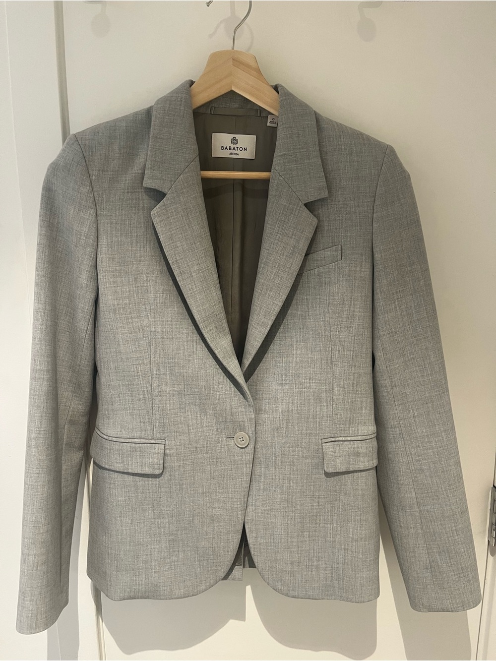 Babaton Producer Blazer-Heather Grey - Picture 3 of 8